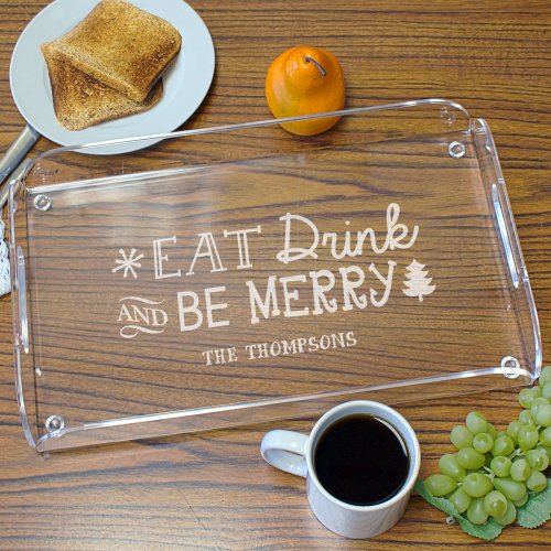 Engraved Christmas Serving Tray GiftsForYouNow